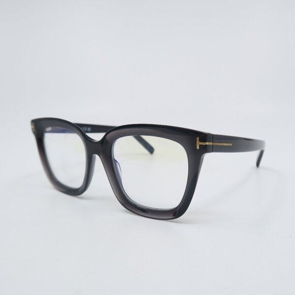 Tom Ford TF 5680-B 020 51mm Clear Grey-Blue Block Lenses, New Eyeglasses. - Picture 4 of 7
